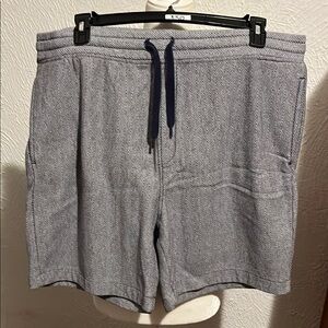 Men's Gray Herringbone Shorts